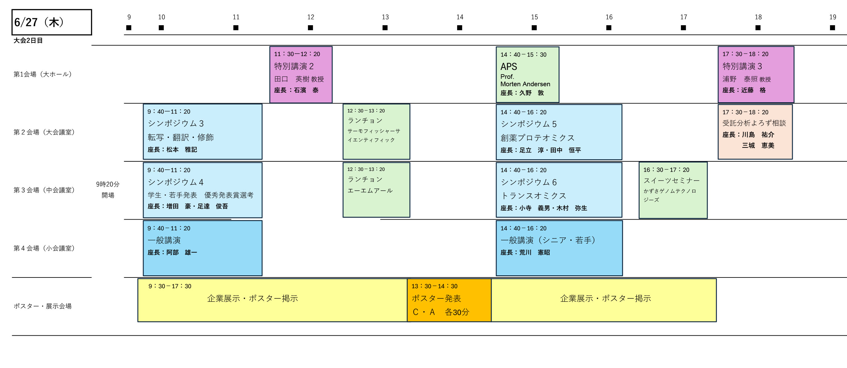 タイムテーブル