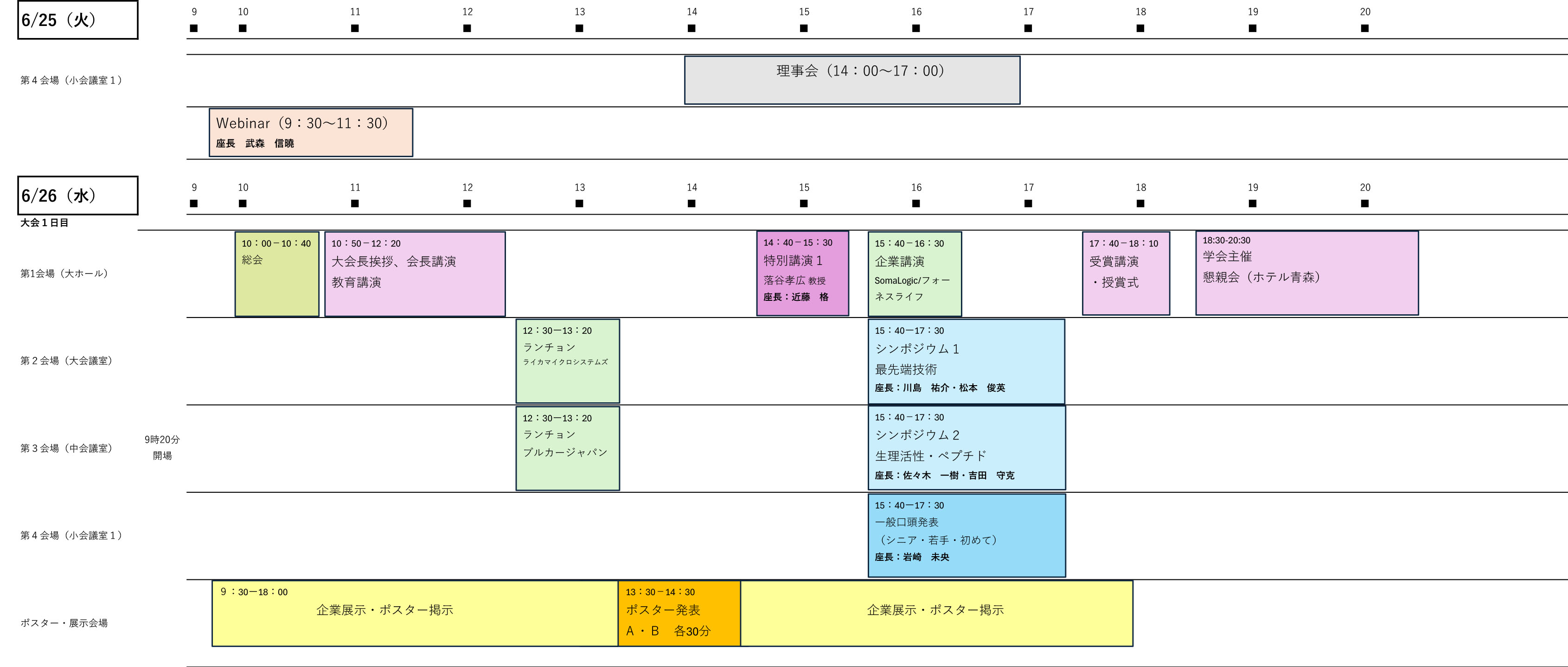 タイムテーブル