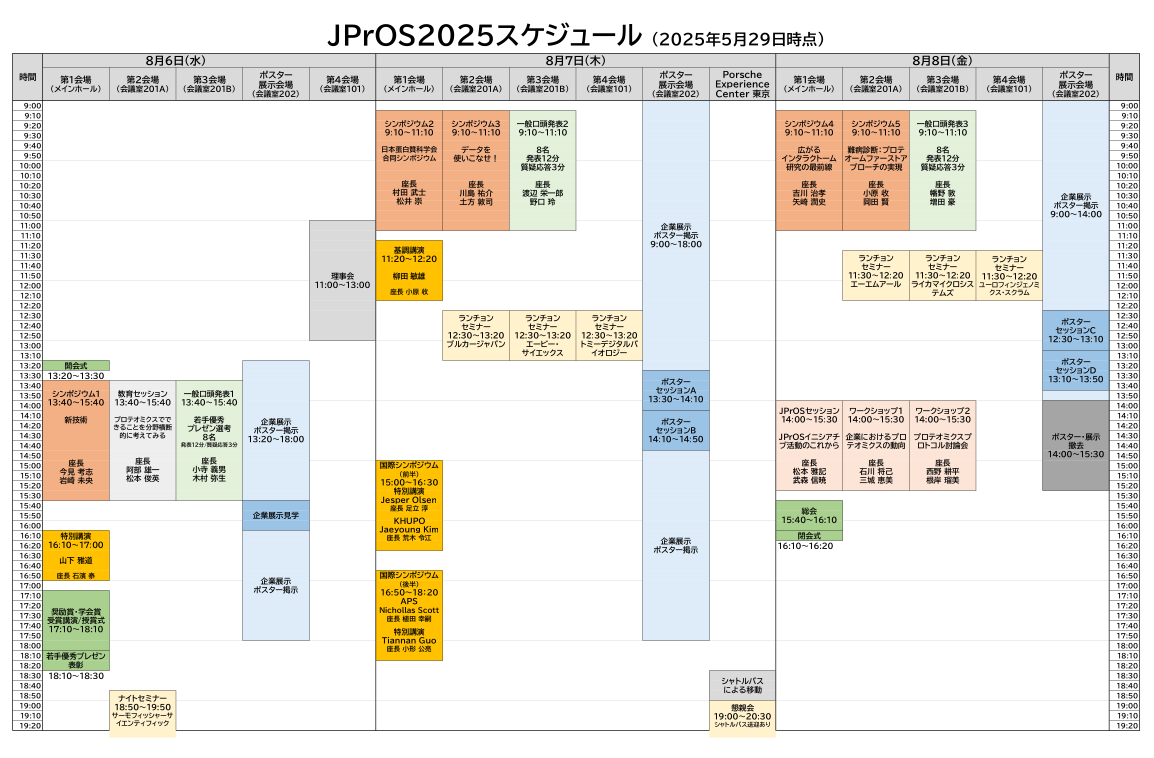 タイムテーブル